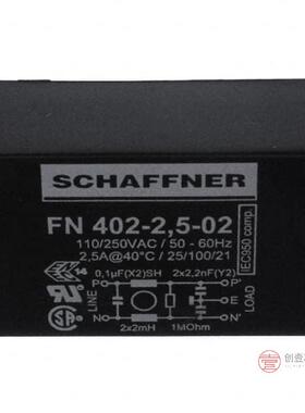 原装正品FN402-2.5-02全新LINE FILTER 250VAC 2.5A TH