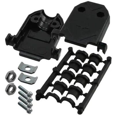 原装正品17E-1725-1全新CONN BACKSHELL 15POS 180DEG BLK