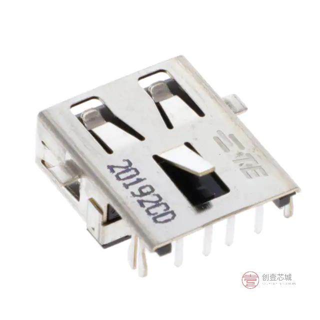 原装1746311-1全新CONN RCP USB2.0 TYPEA 4POS TH RA正品