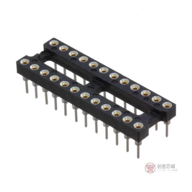 原装5-1571552-6全新CONN IC DIP SOCKET 24POS GOLD正品