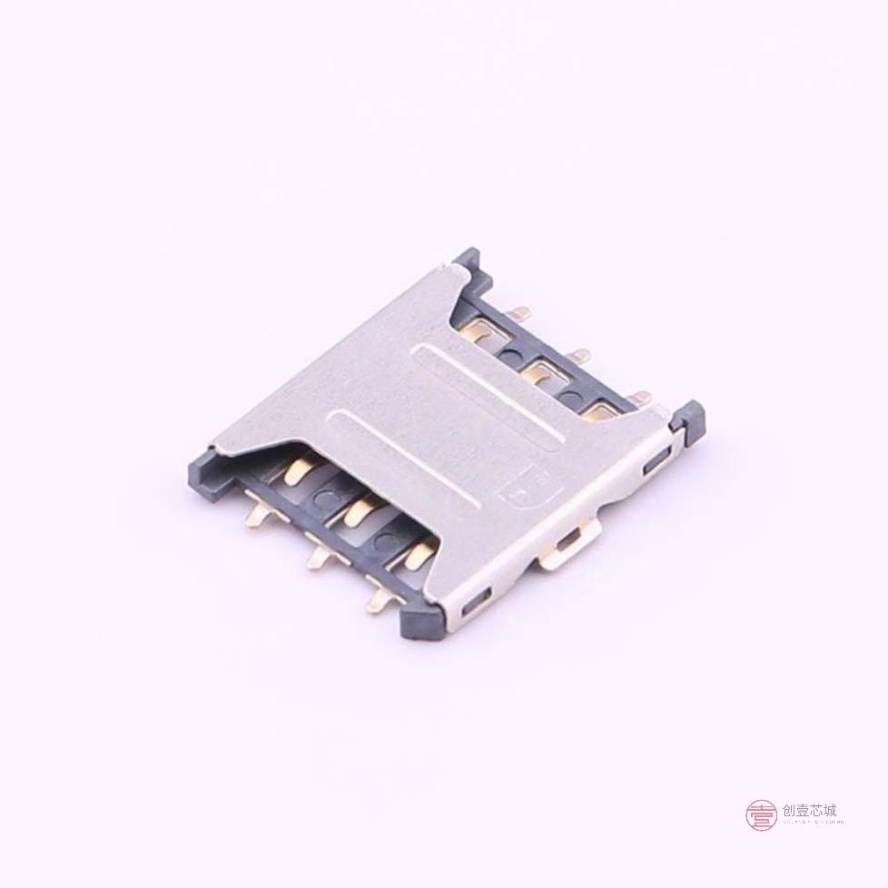原装HYC75-SIM06-135全新拔插式 NanoSIM卡 卡座 带柱正品
