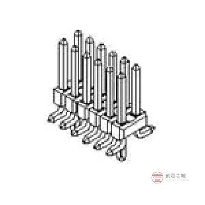 原装15-91-1043全新集管和线壳 CGrid SMT Hdr w/L