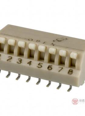 原装76HPSB08GWRT全新SWITCH PIANO DIP SPST 150M