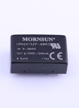 原装正品URA2415ZP-6WR3全新电压输出的组数：