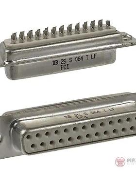 原装DB25S064TLF全新CONN D-SUB RCPT 25POS SLDR CUP正品