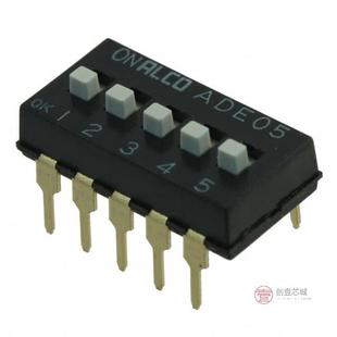 SLIDE DIP SPST 原装 24V正品 4全新SWITCH 100MA 1825057