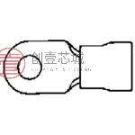 原装正品53980-1全新CONN RING CIRC 4AWG #1/4 CRIMP