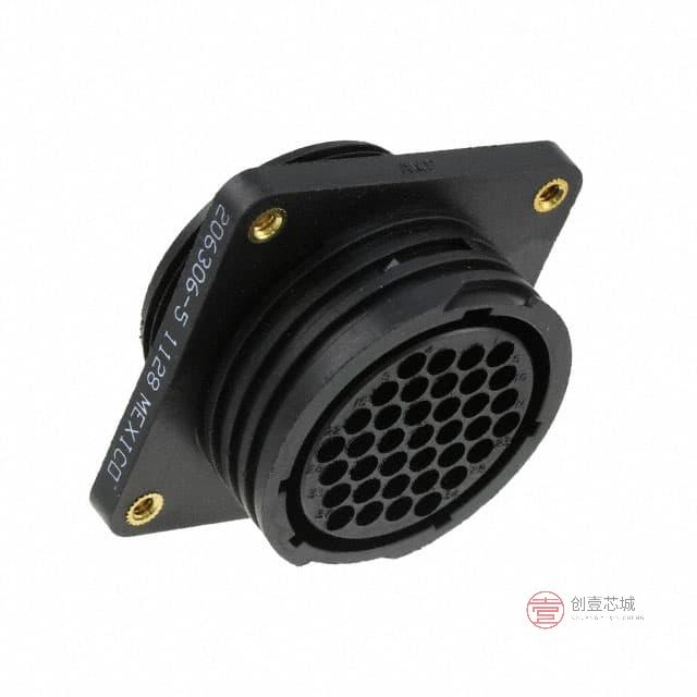 原装206306-5全新CONN RCPT HSG FMALE 37POS PNL MT正品