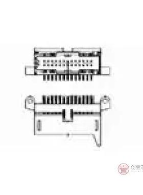 原装1-827880-2全新CONN HEADER R/A 26POS 2.54MM正品