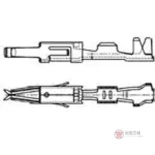 SOCKET 24AWG 原装 GOLD正品 3全新CONN CRIMP 962875