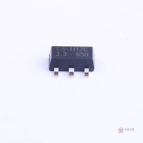 原装LM1117F-3.3全新SOT-89 3.3V 1A 正电压5mA 3Pin正品