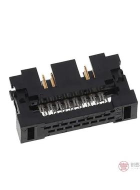 原装1-111446-6全新CONN PLUG 16P IDC 26-28AWG GOLD正品