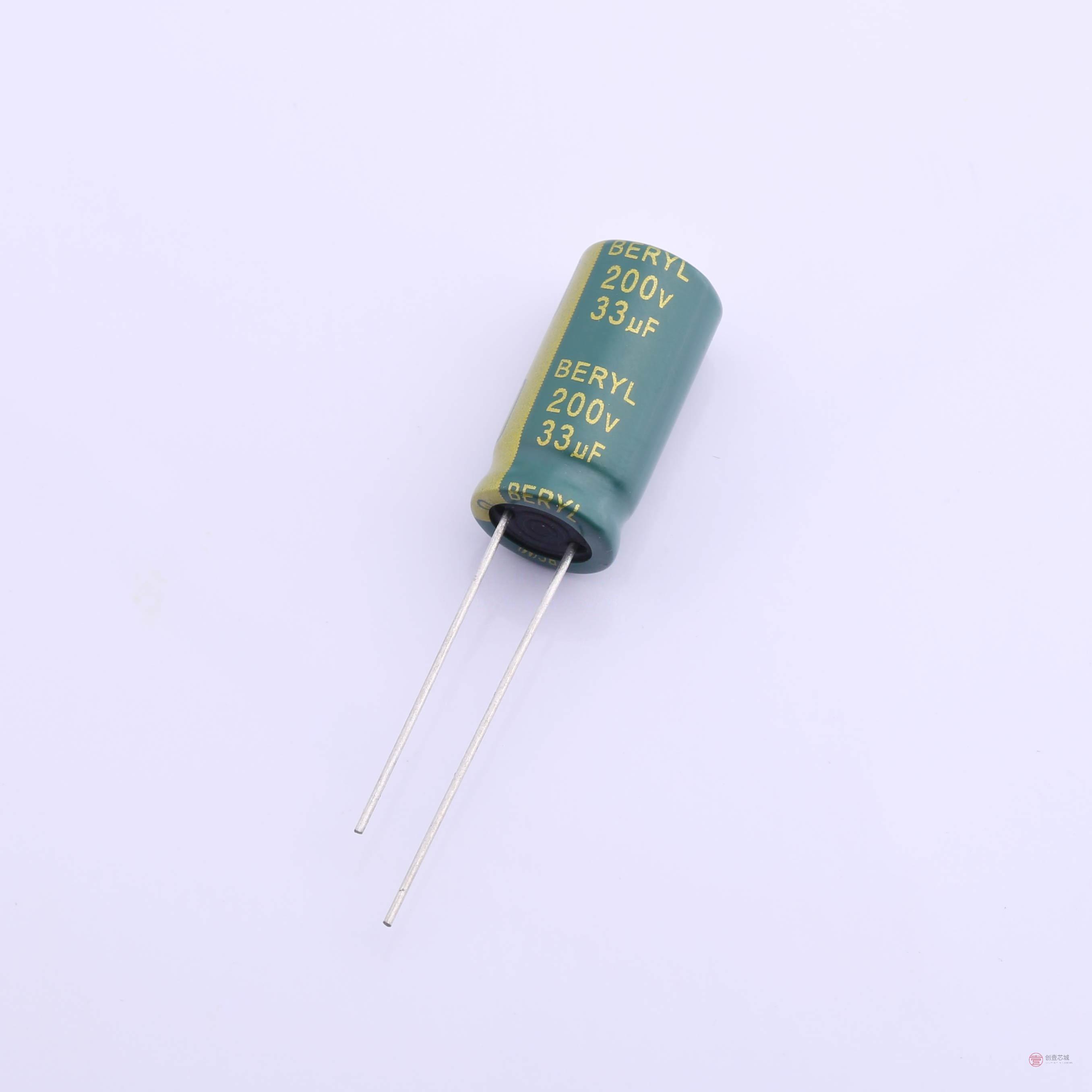 原装RC200M330LO10*20TH-2A1E全新33uF 20% 200V正品