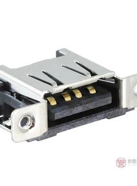 原装5353928-2全新CONN RCP USB2.0 TYPEA PNL MNT RA正品