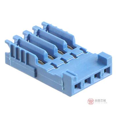 原装正品281784-4全新CONN PLUG 4POS IDC 24-26AWG GOLD
