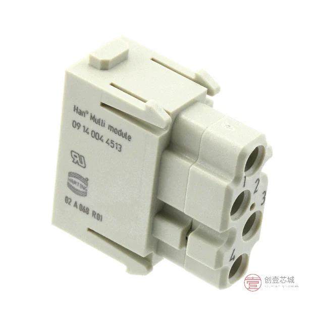 原装09140044513全新MODULE FEMALE 4POS CRIMP/SO