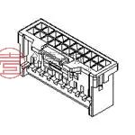 原装501646-2000全新集管和线壳 IGRID 20P RECPT
