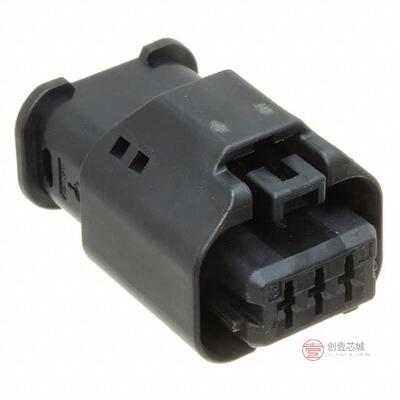 原装正品1801178-1全新3W RECEPTACLE CONNECTOR BLACK