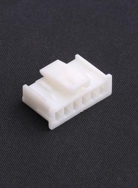 原装HX25066-6PB全新2.5mm 1x6P 锁扣公胶壳 白色正品