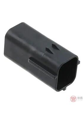 原装174259-2全新CONN CAP 4POS DOUBLE  BLACK正品