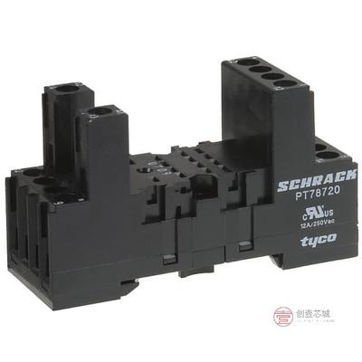 原装6-1415034-1全新RELAY SOCKET 8 POSITION DIN