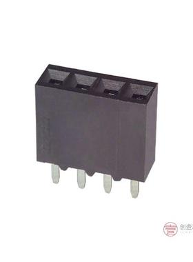 原装534237-2全新CONN RCPT 4POS 0.1 GOLD PCB正品