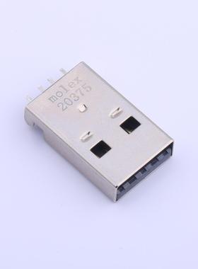 原装48037-2200全新Type-A 公头 焊线式正品