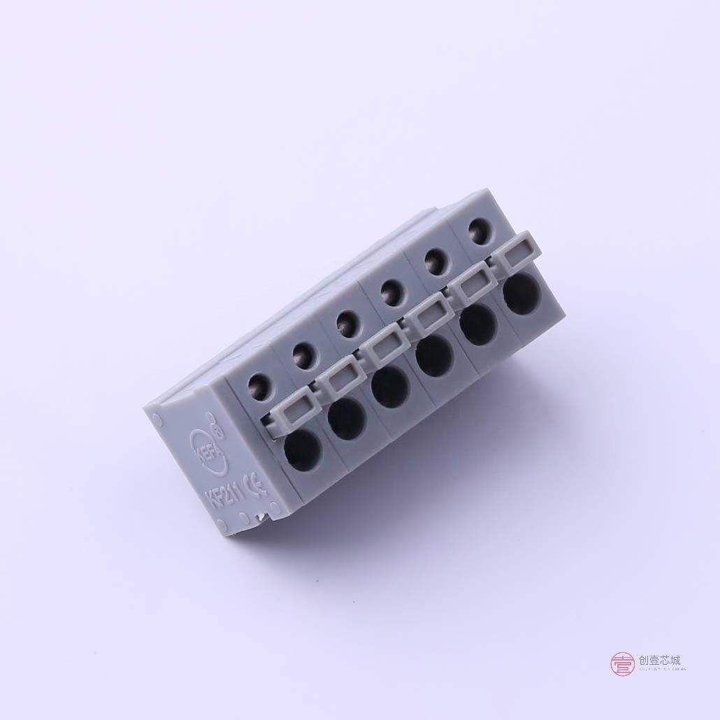 原装KF211V-5.0-6P全新5mm 每排P数:6 铜 环保