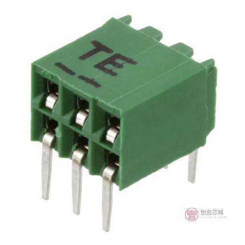 原装正品216604-3全新CONN RCPT 6POS 0.1 GOLD PCB R/A