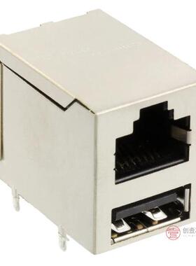 原装1775855-1全新CONN MOD JACK 8P8C R/A SHIELDED正品