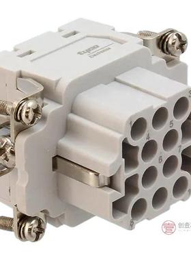 原装1102919-1全新INSERT FEMALE 10POS+1GND CRIMP正品