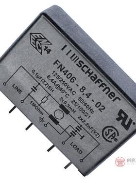 原装FN406-8.4-02全新LINE FILTER 250VAC 8.4A TH正品