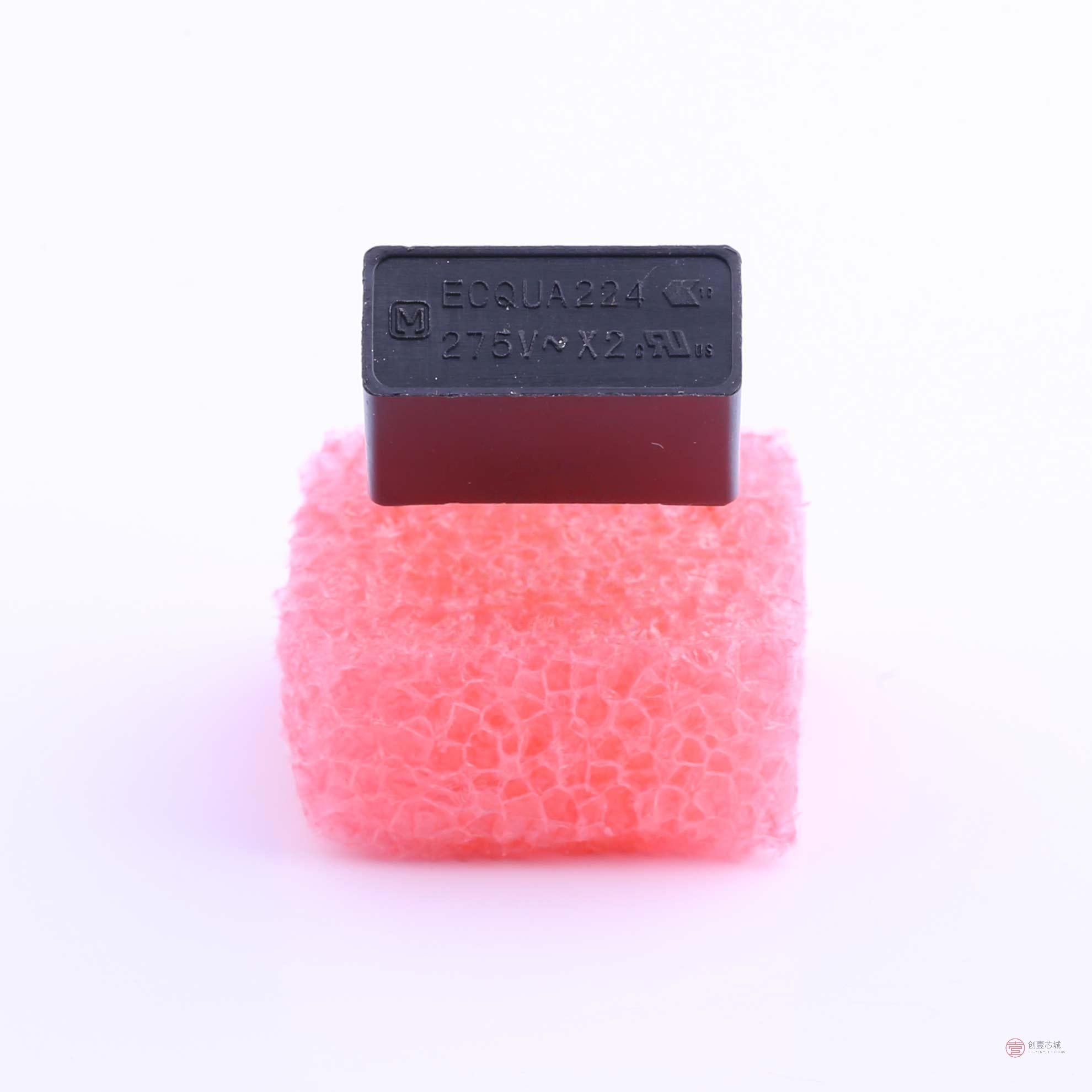 原装ECQUAAF224K全新等级:X2 220nF 10% 275VAC正品