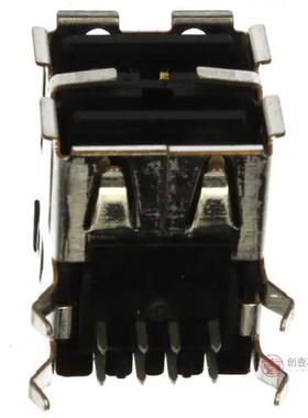 原装5787745-2全新CONN RCPT USB2.0 TYPEA STACK R/A正品