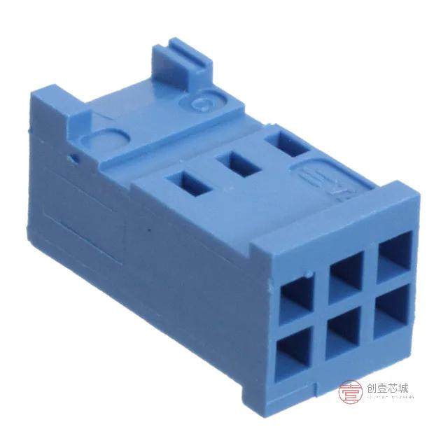 原装281839-3全新CONN RCPT HSNG 3X2POS IDC .100正品