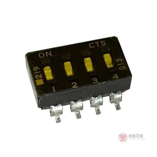 原装正品219-4LPST全新SWITCH SLIDE DIP SPST 100MA 20V