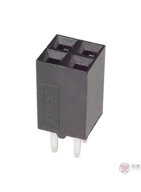 原装5-534206-2全新CONN RCPT 4POS 0.1 GOLD PCB正品