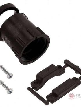 原装207008-6全新CONN BACKSHELL W/CLAMP SZ 13 BLK正品