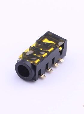 原装PJ-35368-B-SMT全新3.5mm耳机座 镀金 4级黑色正品