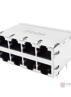 原装J0B-0384NL全新CONN JACK 8PORT 1000 BASE-T PCB正品