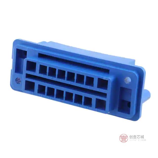 原装172059-1全新CONN PLUG HSG DRAWER 16POS BLUE正品