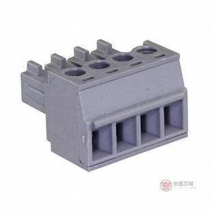 PLUG 4POS STR 原装 3.81MM正品 5434942全新TERM