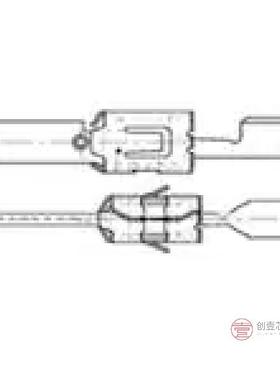 原装185028-1全新CONN TAB 17-22AWG CRIMP TIN正品