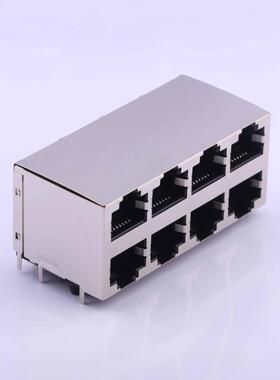 原装DS1131-S80BP全新RJ45 8p8c,2*4,全金,黑色,