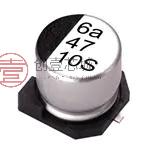 原装VEU101M1CTR-0606全新铝质电解电容器-SMD 100