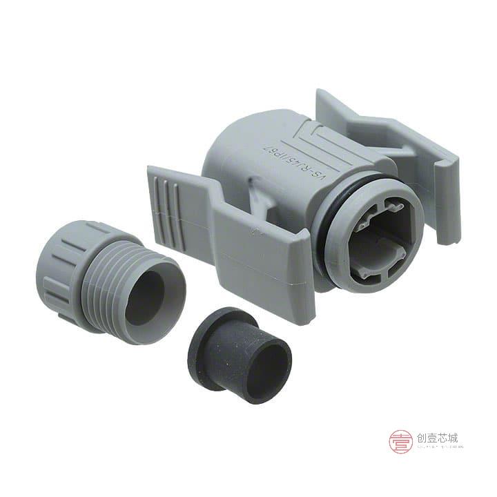 原装1652732全新CONN MOD PLUG HSG RJ45 GRAY正品