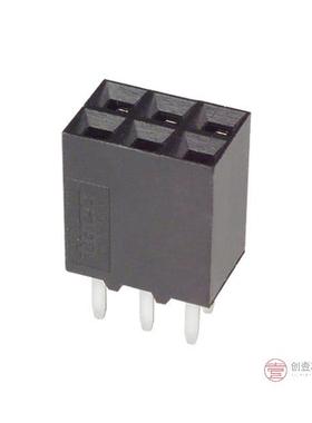 原装534206-3全新CONN RCPT 6POS 0.1 GOLD PCB正品
