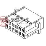 原装90160-0126全新集管和线壳 2.54MM C-GRID III