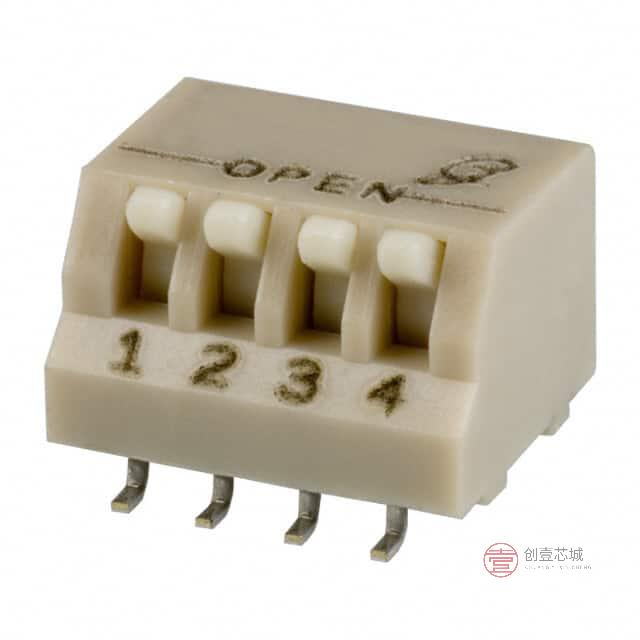 原装76HPSB04GWRT全新SWITCH PIANO DIP SPST 150M