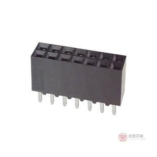 0.1 534206 7全新CONN 原装 GOLD 14POS RCPT PCB正品